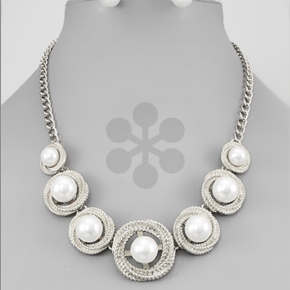 Necklace & earrings-